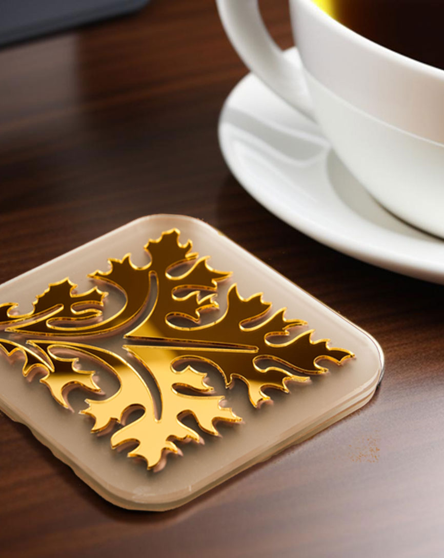 Regal Oakleaf Gold Trivets