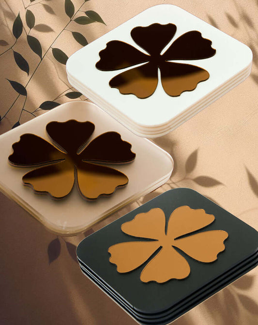 Clover Charm Copper Trivets