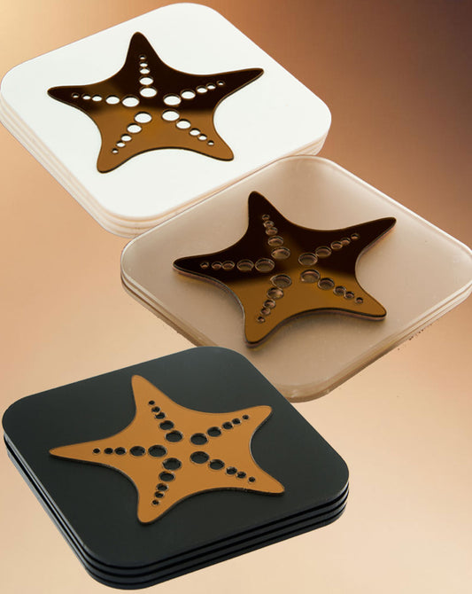 Cocoa Star Splash Copper Trivets