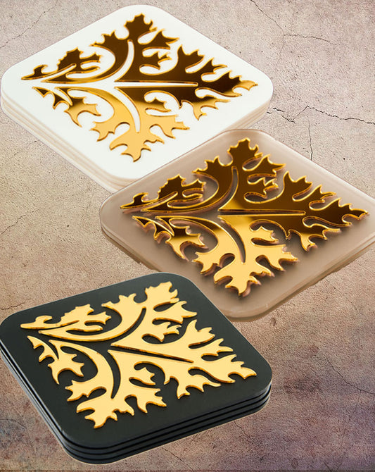 Regal Oakleaf Gold Trivets